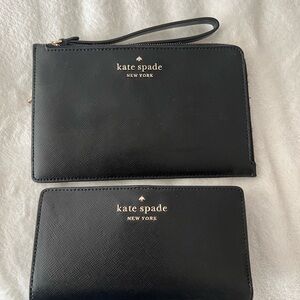 Kate Spade Black Leather Set